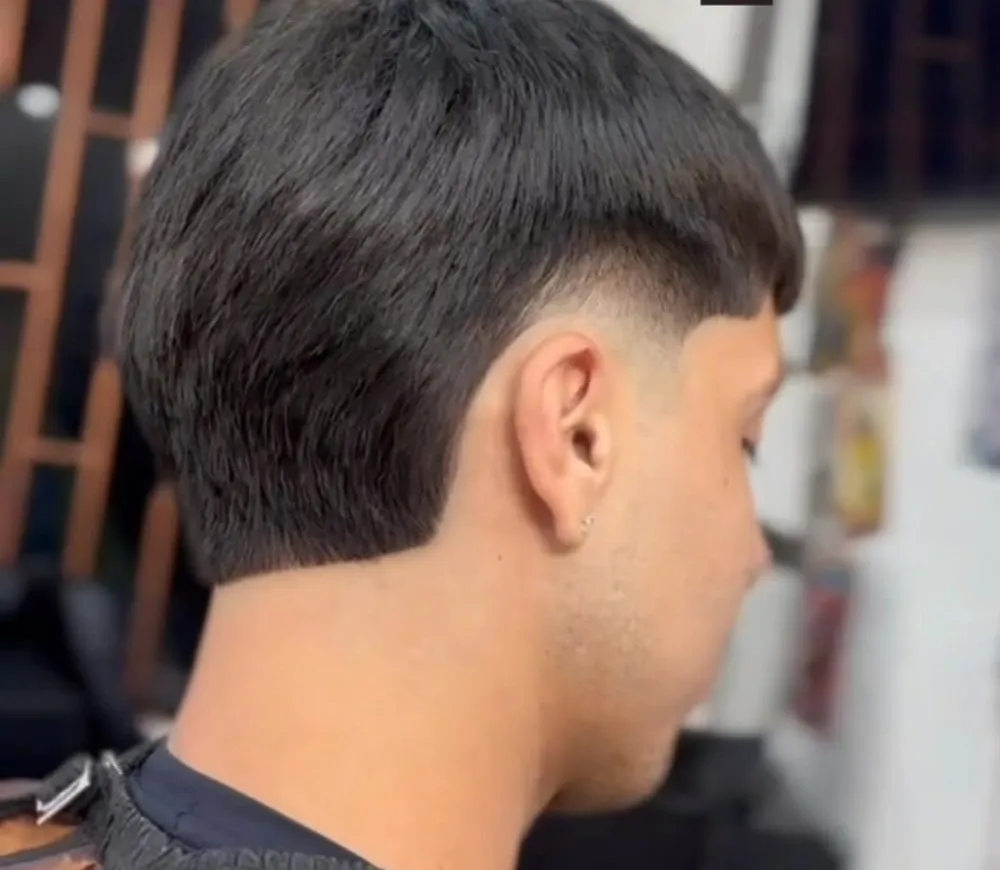 Mullet con taper en 5.55 Barbershop